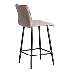 Полубарный стул Bari/Бари, велюр, бежевый, 7, 42х55х99 см | изображение 2