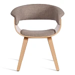 Стул VIMTA (mod.8021), дерево / ткань, 69х56х77 см, натуральный/бежевый, Aimcasa 5 | изображение 4