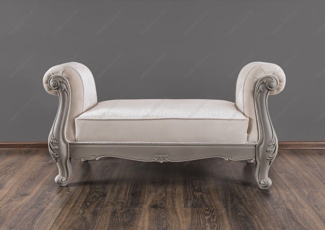 Оттоманка Мокко с двумя подлокотниками серый камень | изображение 5