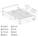 Кровать Halmar PANAMA 120 (белый) | изображение 6