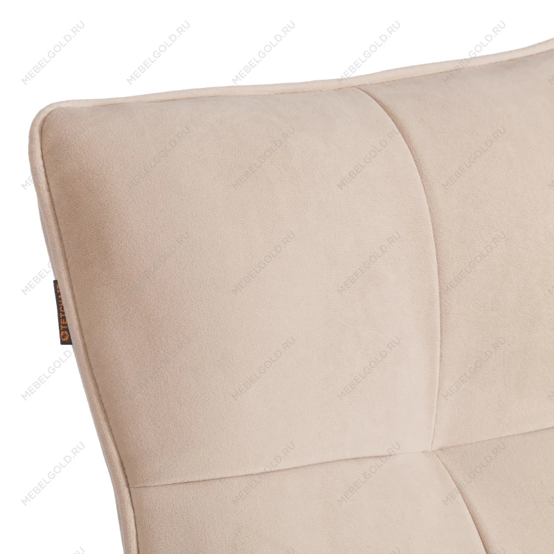 Стул обеденный Sweet, LT, флок, бежевый/черный, 7, 41х55х88 см | изображение 7