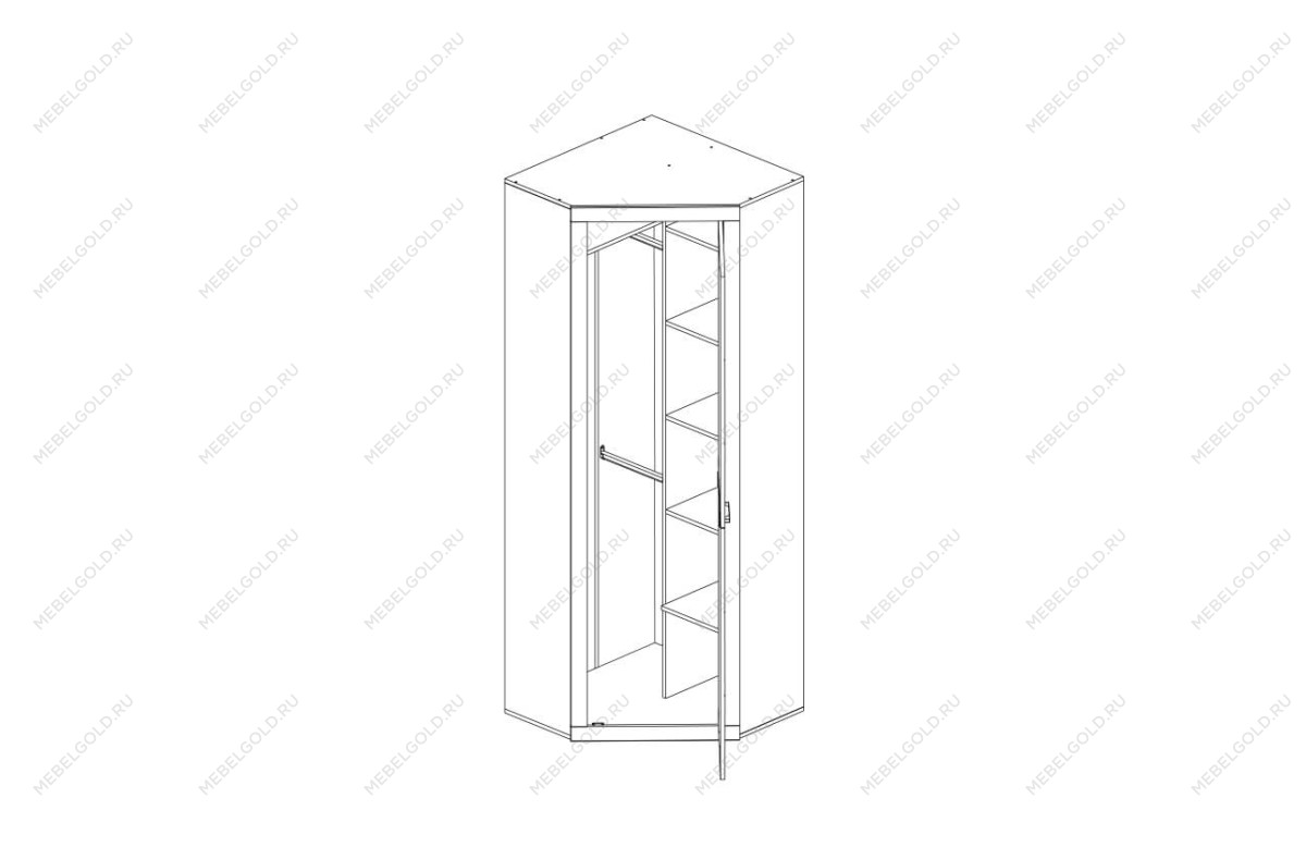 Шкаф угловой Оскар LP | изображение 1