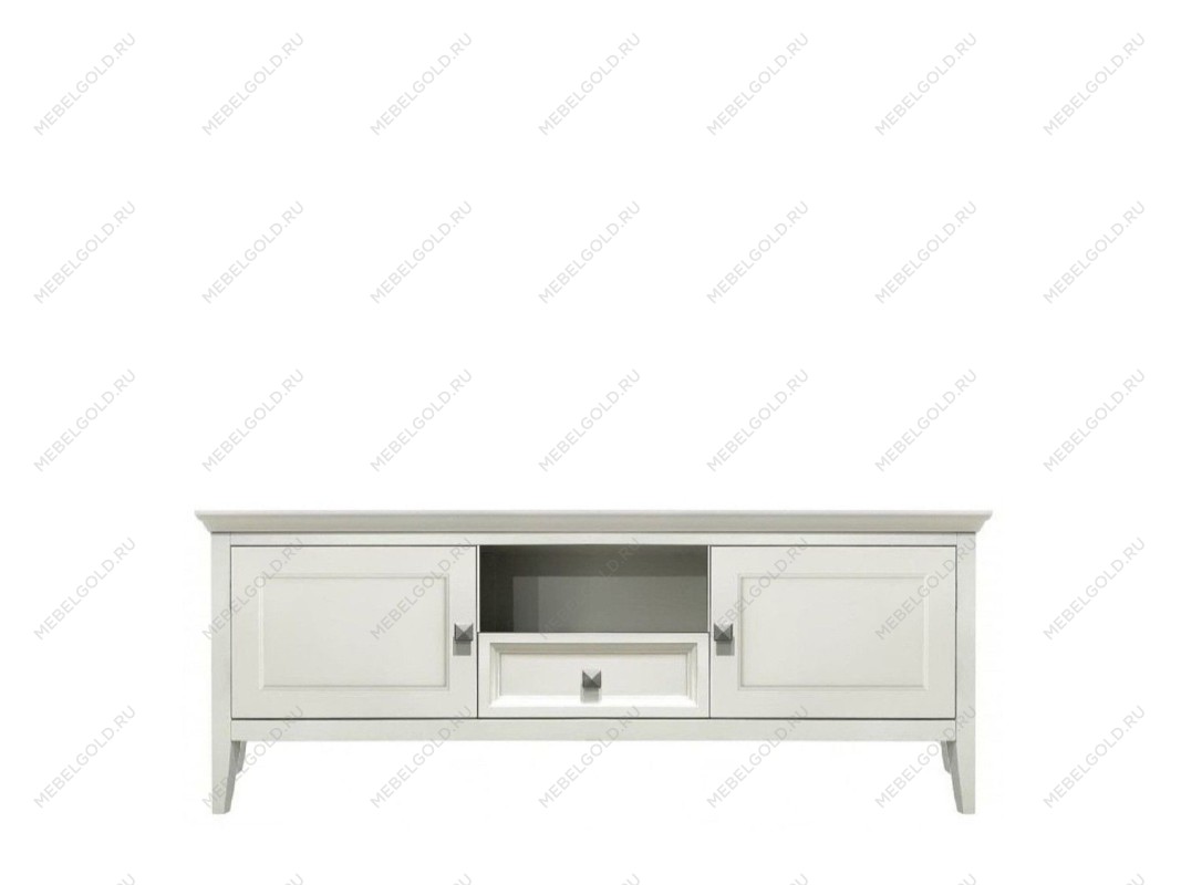 Тумба ТВ малая 1 ящик 2 дверцы Manhattan (Молочный)