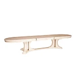 Стол VERSAL овальный, бук, мдф, 300 (350/400) х 110 х 78 см, бежевый патина | изображение 4