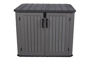 Ящик пластиковый WoodLook, 1380 л, серый