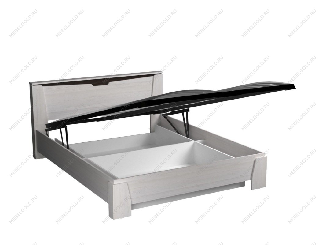 Кровать Люкс 1400 с подъемным механизмом, Гарда Prime (1474*2142*876), Дуб Винтерберг