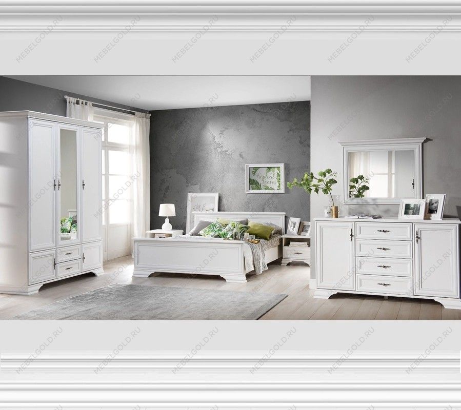 Тумба Кентаки KOM2D4S белый | изображение 3