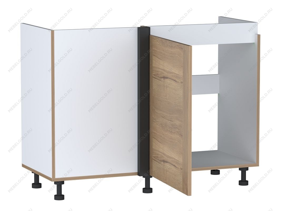 Стол под мойку угловой СМУ-120 правый, Сити (1100*470*820) Дуб Галифакс натуральный, 20843 | изображение 1