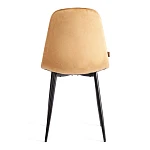 Стул BREEZE (mod. JSC-58), Велюр/металл, 44 х 53 х 86 см, brown (коричневый) HLR12 / черный | изображение 3