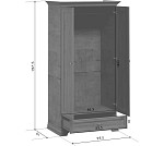 Шкаф Кентаки SZF2D1S каштан | изображение 5