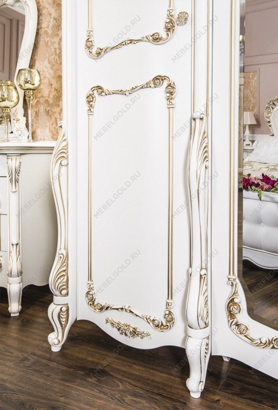 Шкаф Анна Мария 5-дверный белый матовый | изображение 3