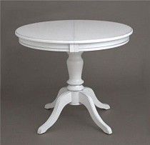 Стол Эгина (Белый/патина серебро/шпон дуб)