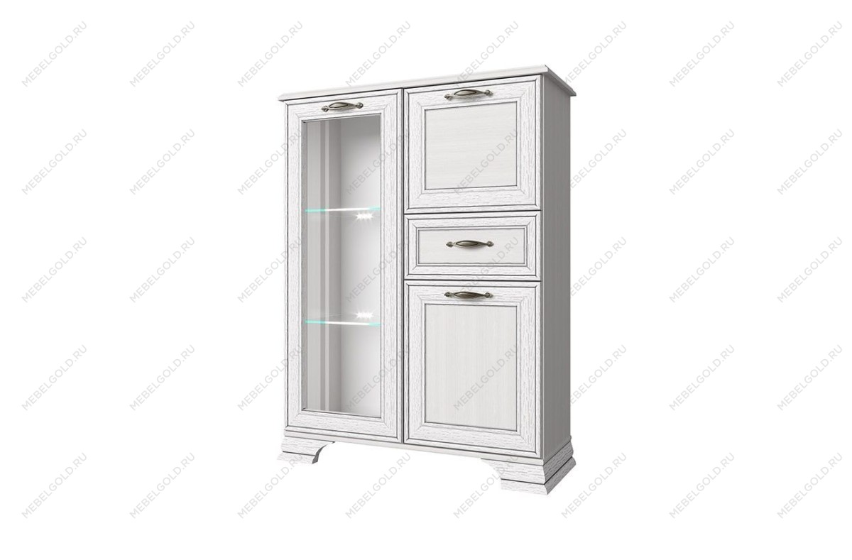 Тумба Тиффани 1V2D1S вудлайн кремовый