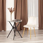 Стул BREEZE (mod. 4724), Велюр/металл, 44 х 53 х 87 см, Light beige (светло-бежевый) HLR1 / натуральный | изображение 8