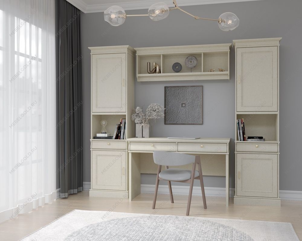 Пенал книжный, Сиена (595*406*2100) Береза бежевая, 31801 | изображение 1