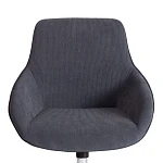 Кресло DUBLIN хром, вельвет, графит | изображение 5