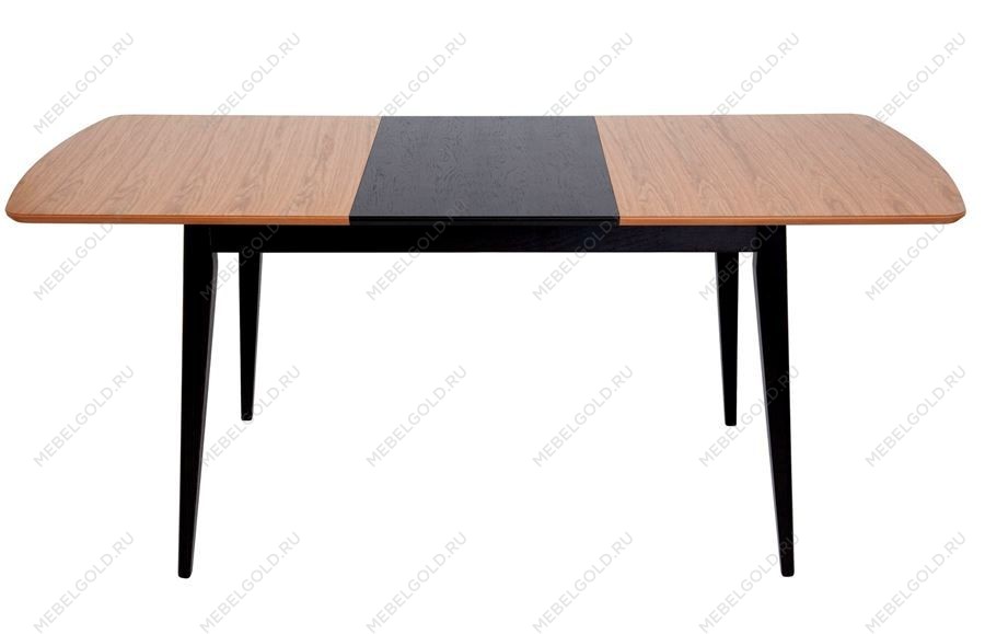 Стол Одиссей-1 (столешница Дуб натуральный/шпон дуб/подстолье и ноги Венге) | изображение 1