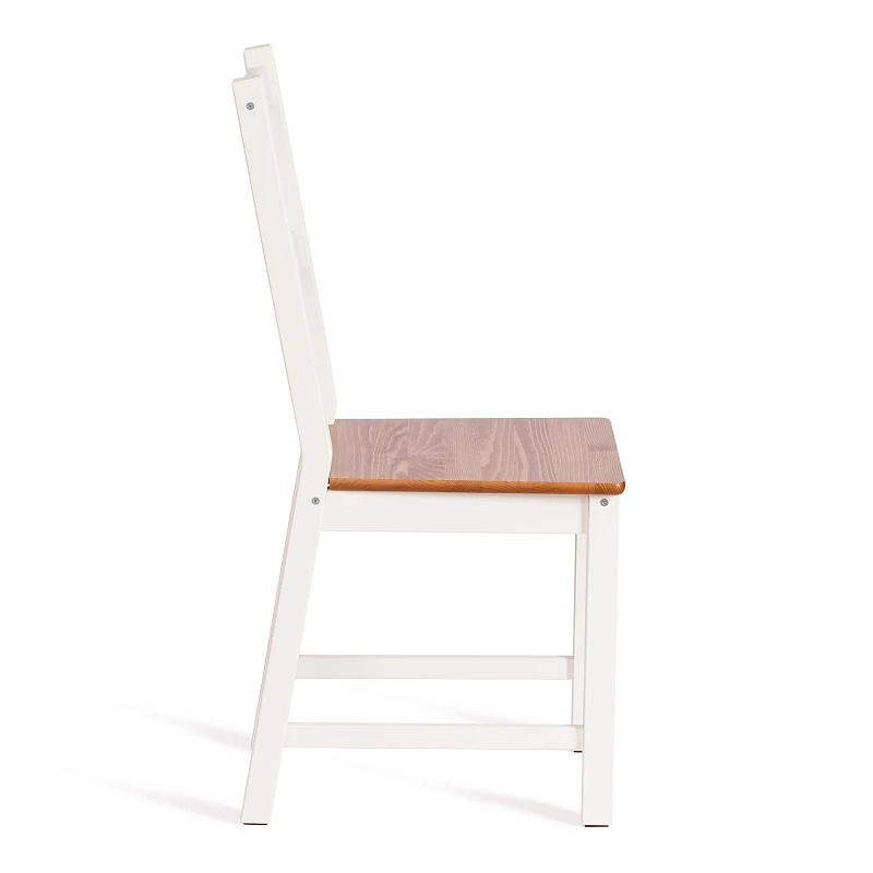 Стул Соната/Sonata chair, массив сосны, 41х50х95 см, антик/белый | изображение 1