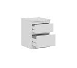 КАСТОР (KULLEN) тумба ИКЕА / IKEA 2 ящика белая - Выставка Балашиха | изображение 2