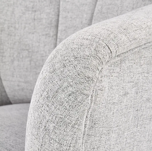 Кресло Halmar BISHOP (светло-серый/орех) | изображение 9