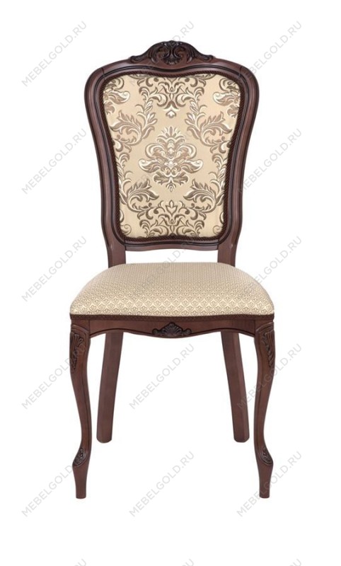 Стул Виконт (тон 317+ патина чёрная/ткань Агата серая/компаньон(Ц)) | изображение 2