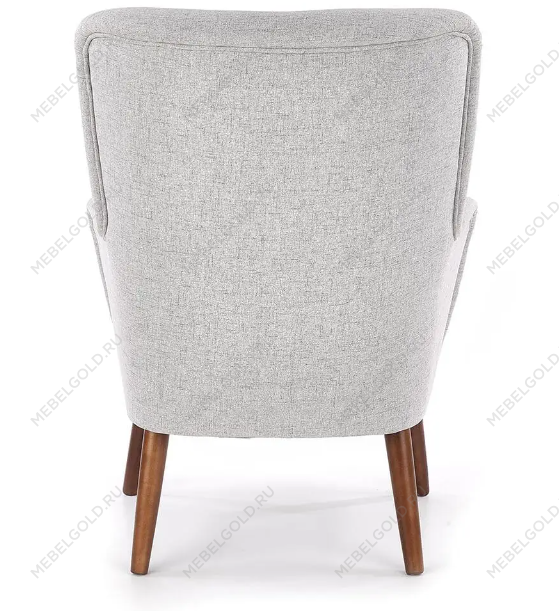 Кресло Halmar BISHOP (светло-серый/орех) | изображение 6