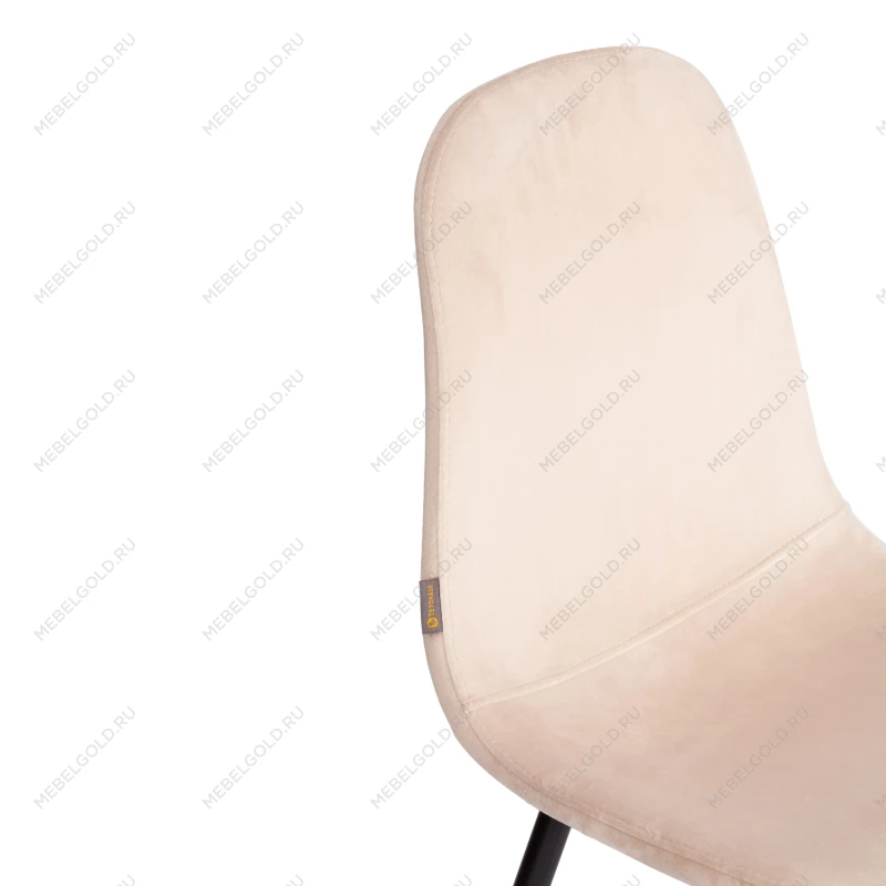 Стул BREEZE (mod. JSC-58), Велюр/металл, 44 х 53 х 86 см, creamy (кремовый) HLR 5 / черный | изображение 7
