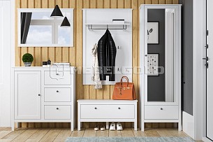 м. Марьина Роща - Шкаф Ева (Хельга) SZF1W1S/60 белый