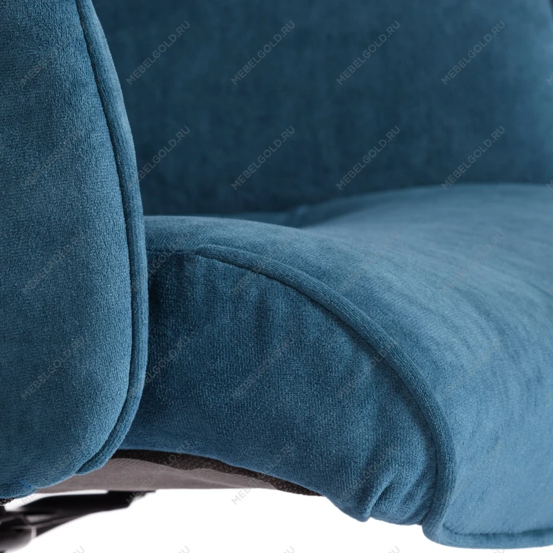 Кресло YORK, флок, синий, 32 | изображение 8
