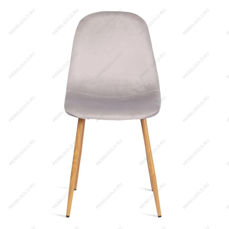 Стул BREEZE (mod. 4724), Велюр/металл, 44 х 53 х 87 см, Light grey (светло-серый) HLR14 / натуральный | изображение 4