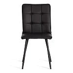 Стул обеденный Bari, LT, экокожа, черная, 41х55х89 см | изображение 4
