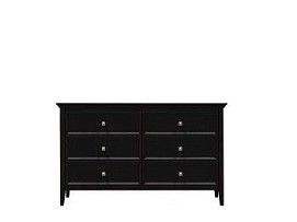 Комод большой 6 ящиков Manhattan (Черный)