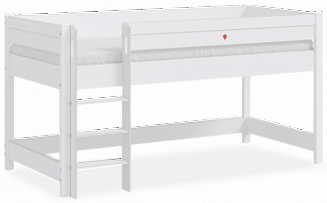 Кровать чердак Montes White (90x200 cm)