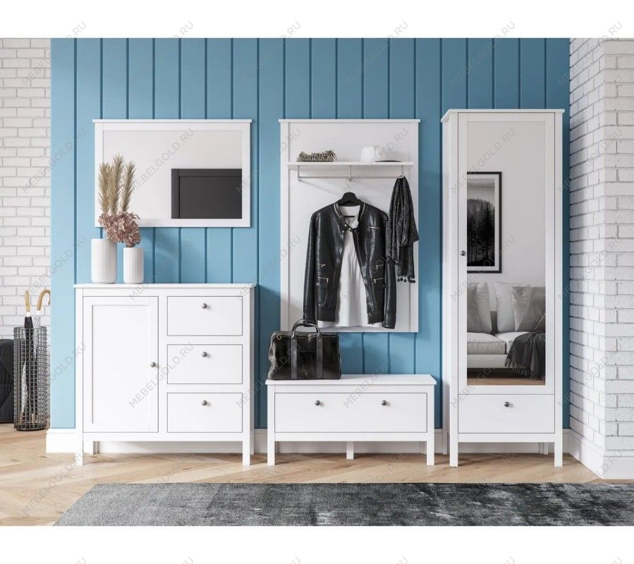 Обувница Ева (Хельга) KOM1K/90 белый | изображение 7