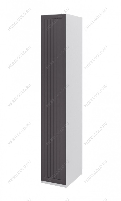 Шкаф-пенал Отис МН-039-07 П6 с фасадом МДФ (графит)