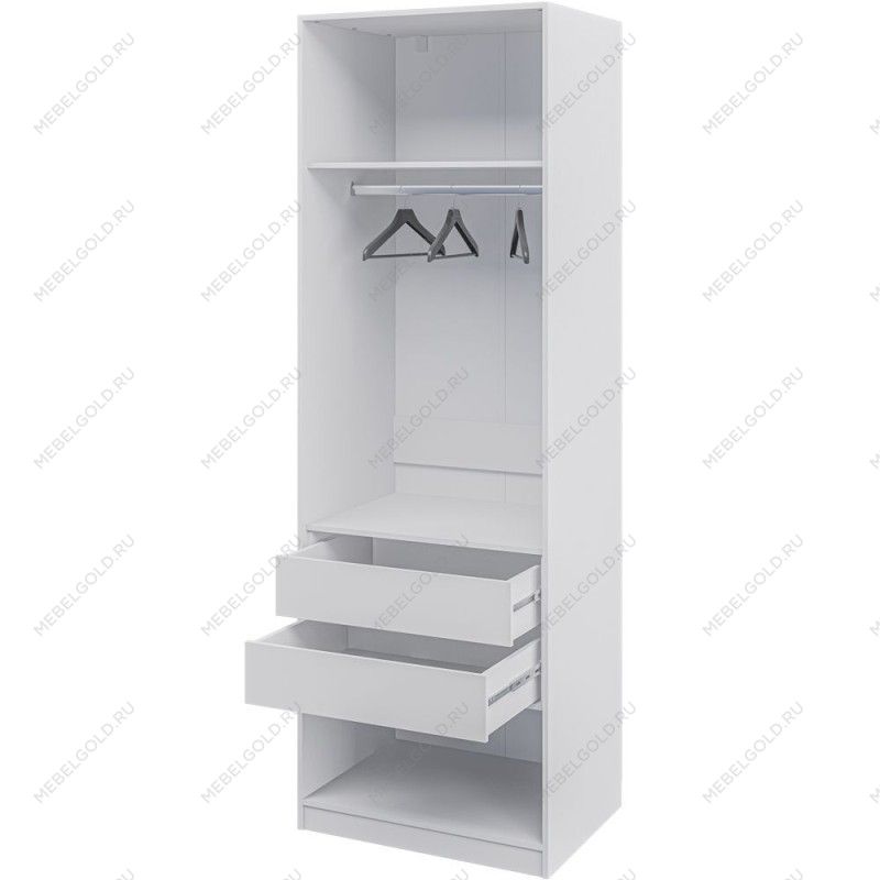 Шкаф Отис МН-039-08 П1 с фасадом ЛДСП (белый) | изображение 1