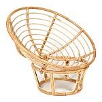 Кресло Papasan c подушкой, ремешками, Натуральный, флок | изображение 4