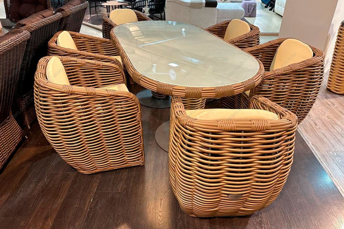 MOKKA MAJORCA стол обеденный, цвет капучино | изображение 3