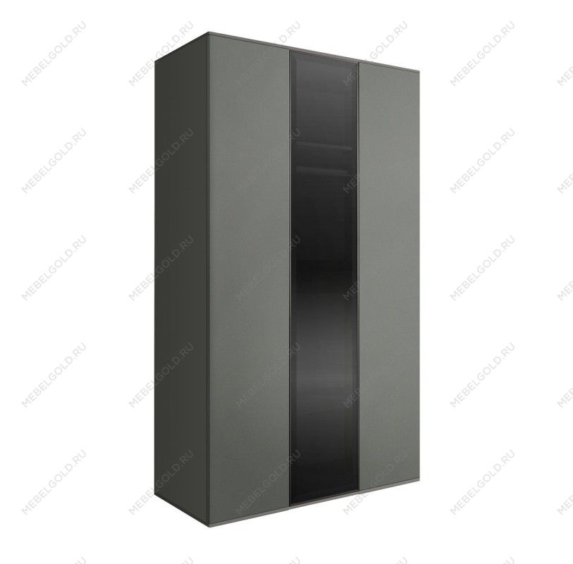Шкаф 3-х дверный Bogemia Air (Серый/Черный) БМШ2/3(1)