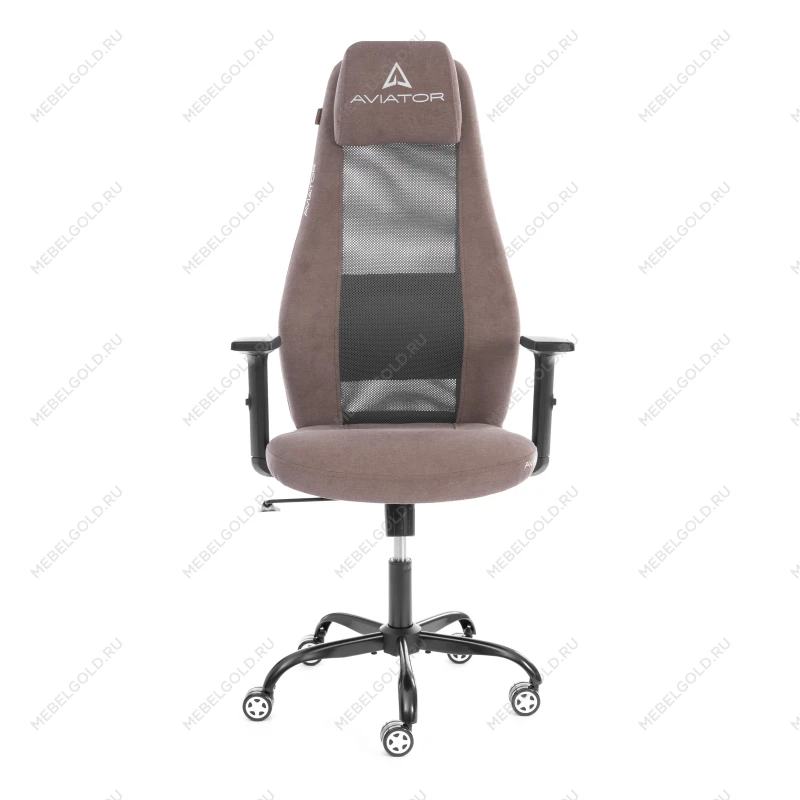 Кресло AVIATOR PLT metalBL, ткань, светло - коричневый / серый, KUB 03/W-12 | изображение 4