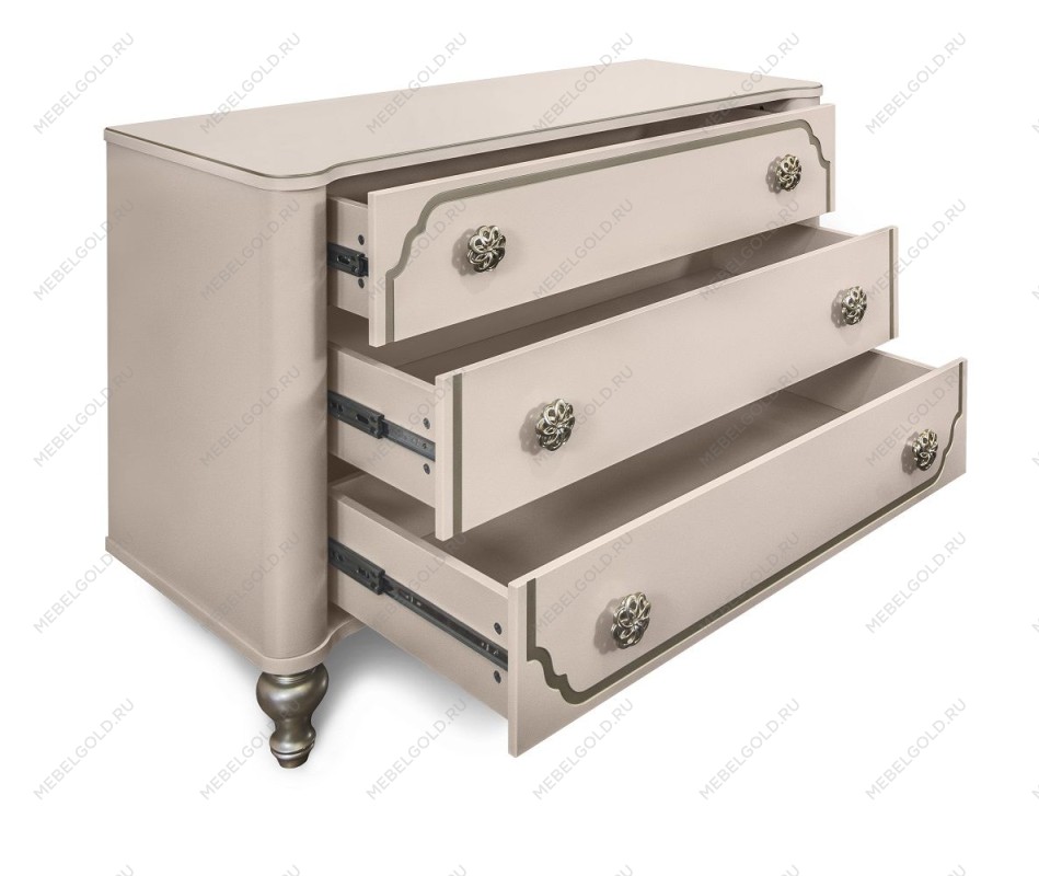 Комод Лали 3 ящика бежевый | изображение 1