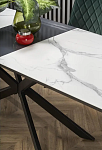 Стол обеденный Halmar DIESEL раскладной (белый мрамор/темно-серый/черный) | изображение 10