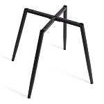 Стул обеденный Sweet, флок, бежевый/черный, 7, 46х55х88 | изображение 10