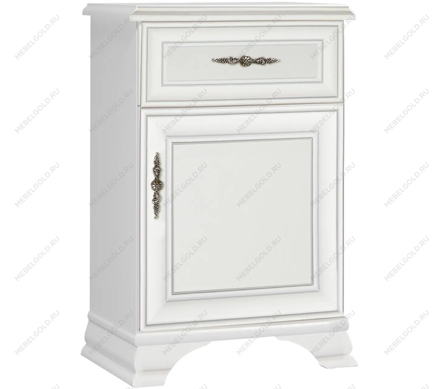 Тумба Кентаки KOM1D1S/P белый | изображение 1