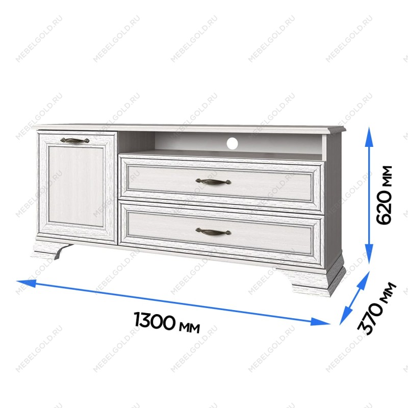Тумба Тиффани RTV 1D2SN вудлайн кремовый - Выставка Лобня | изображение 2