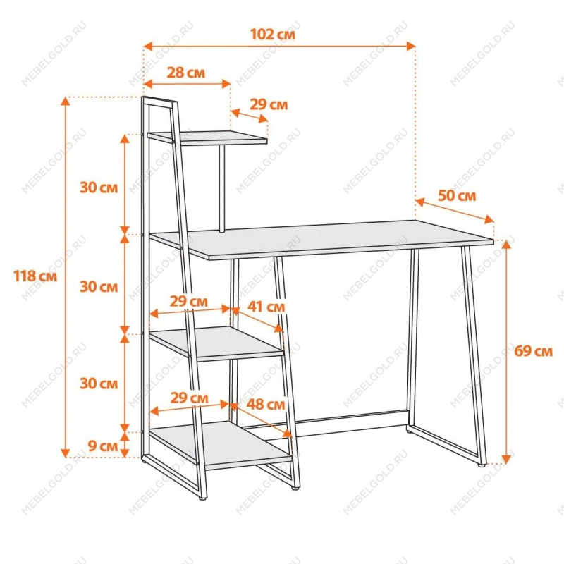 Стол WD-16, burnt | изображение 9