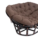 Диван MAMASAN/МАМАСАН 23/02 W/с подушкой, подушка 182х119 см, 169х102х80 см, Antique brown (античный черно-коричневый), ткань, коричневый, 3М7 | изображение 5