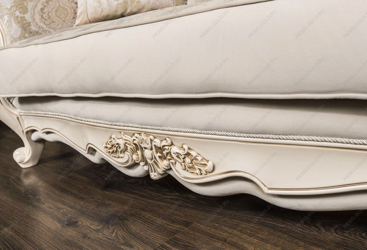 Диван Джоконда 3х местный крем глянец | изображение 4