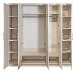 Шкаф Нонна 5-дверный мокко глянец | изображение 3