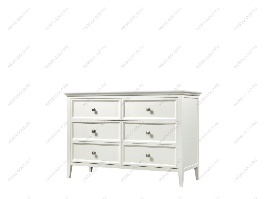 Комод большой 6 ящиков Manhattan (Молочный) | изображение 1